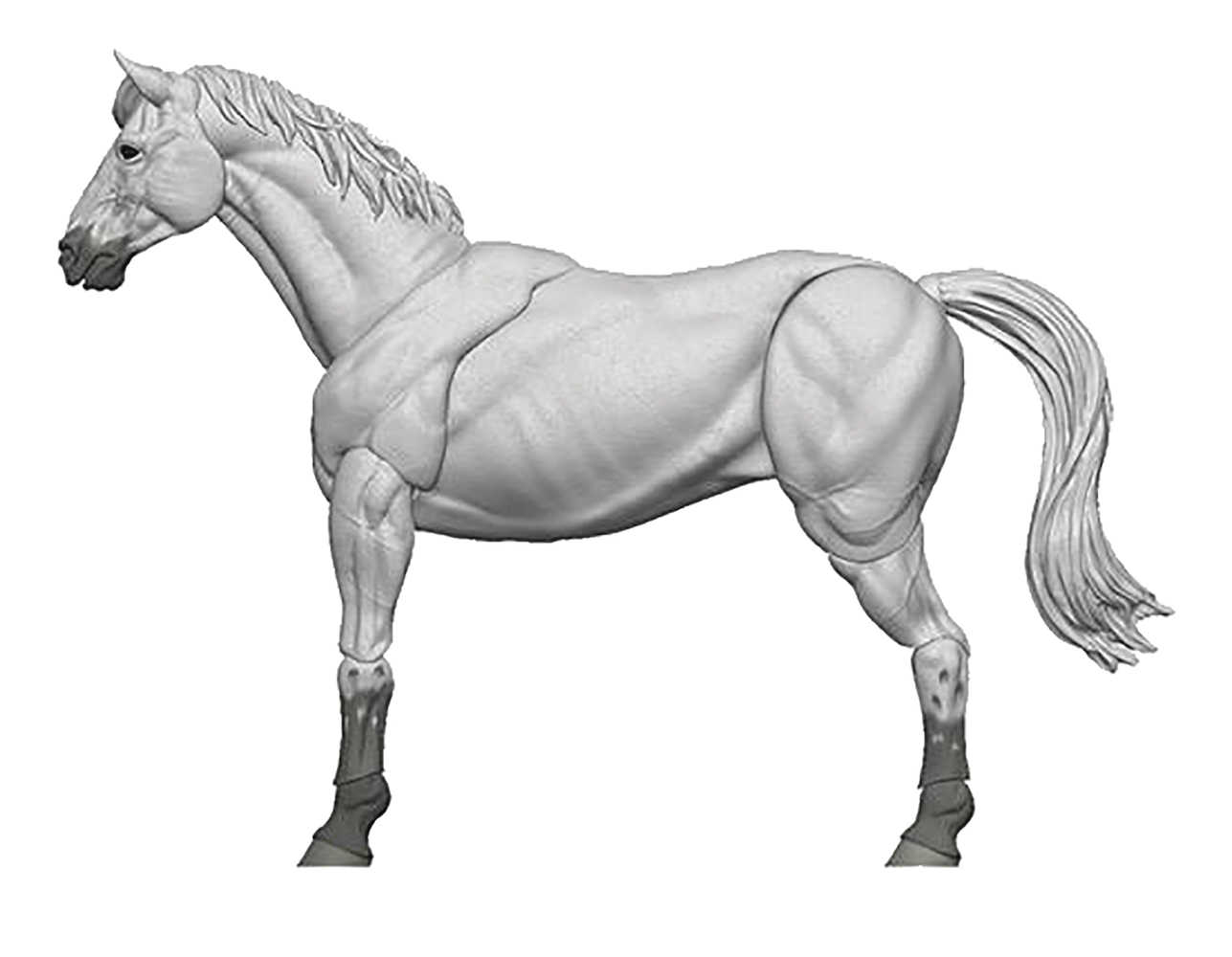 Mighty Steeds Basic Horses Shield 1/18 Action Figure  