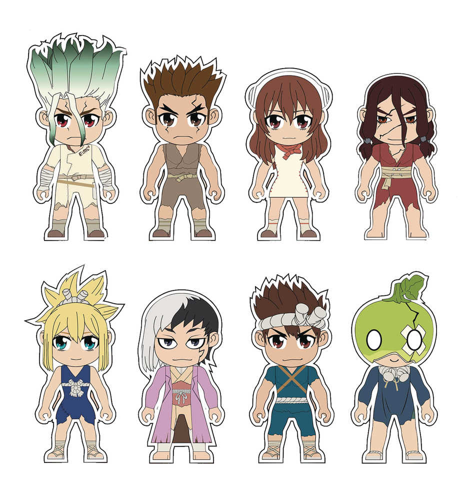 Dr Stone Kawaii Titans 18 Pc Mini Figure Disp  