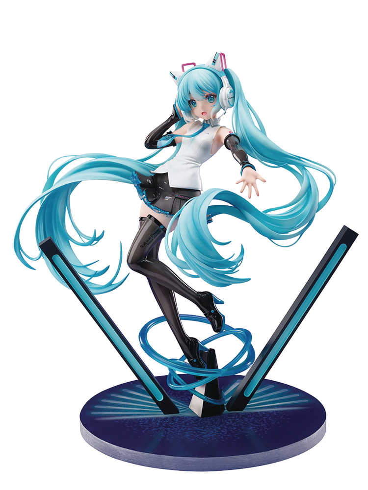 Hatsune Miku Cat Ear Headphone 1/7 PVC Figure 