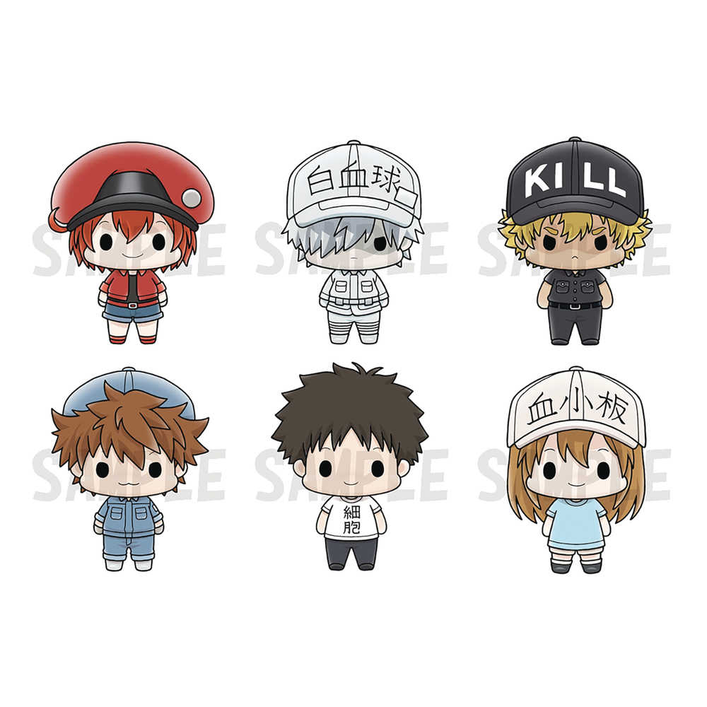 Cells At Work Chokorin Mascot 6 Pc Set 