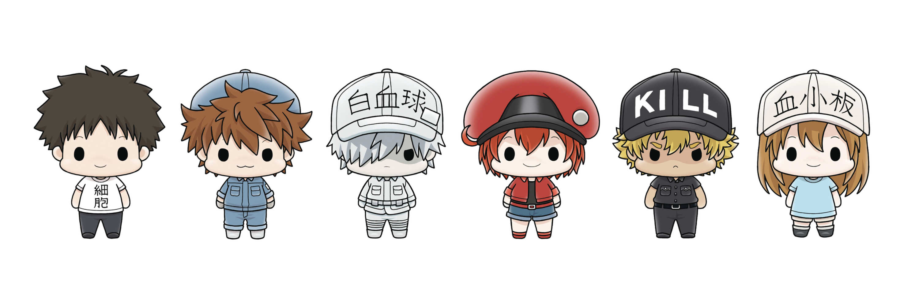 Cells At Work Chokorin Mascot 6 Pc Ds 