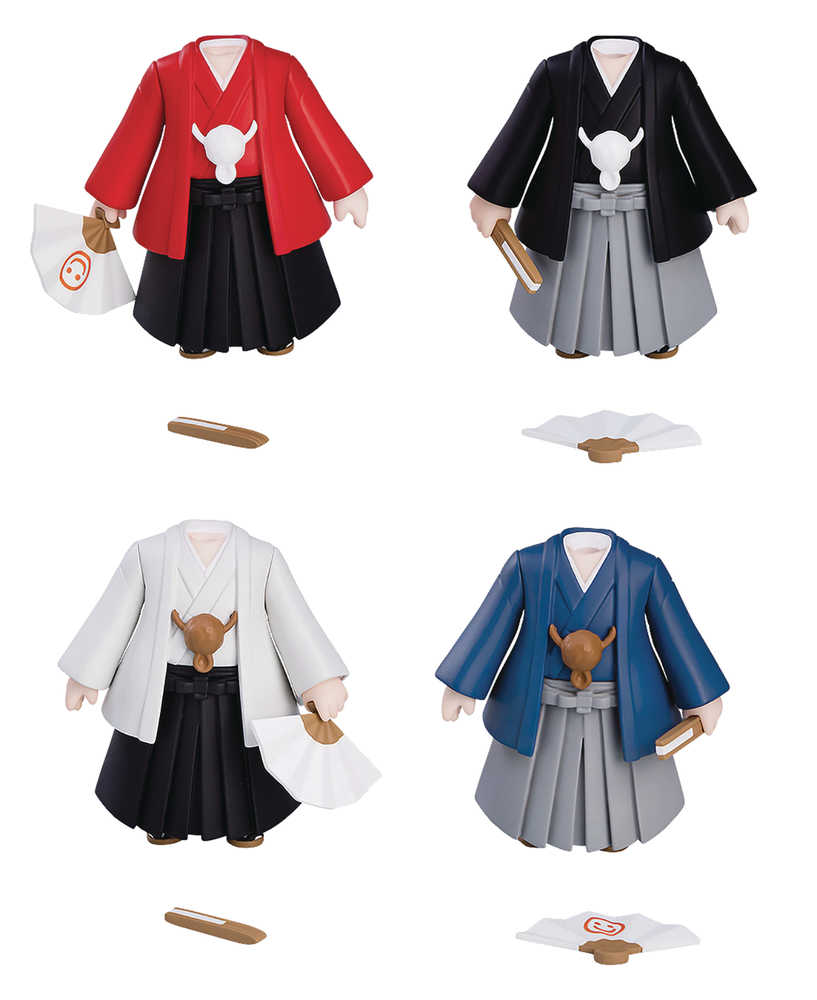 Nendoroid More Dress Up Coming Of Age Hakama 4 Pc Blind Mystery Box Display 