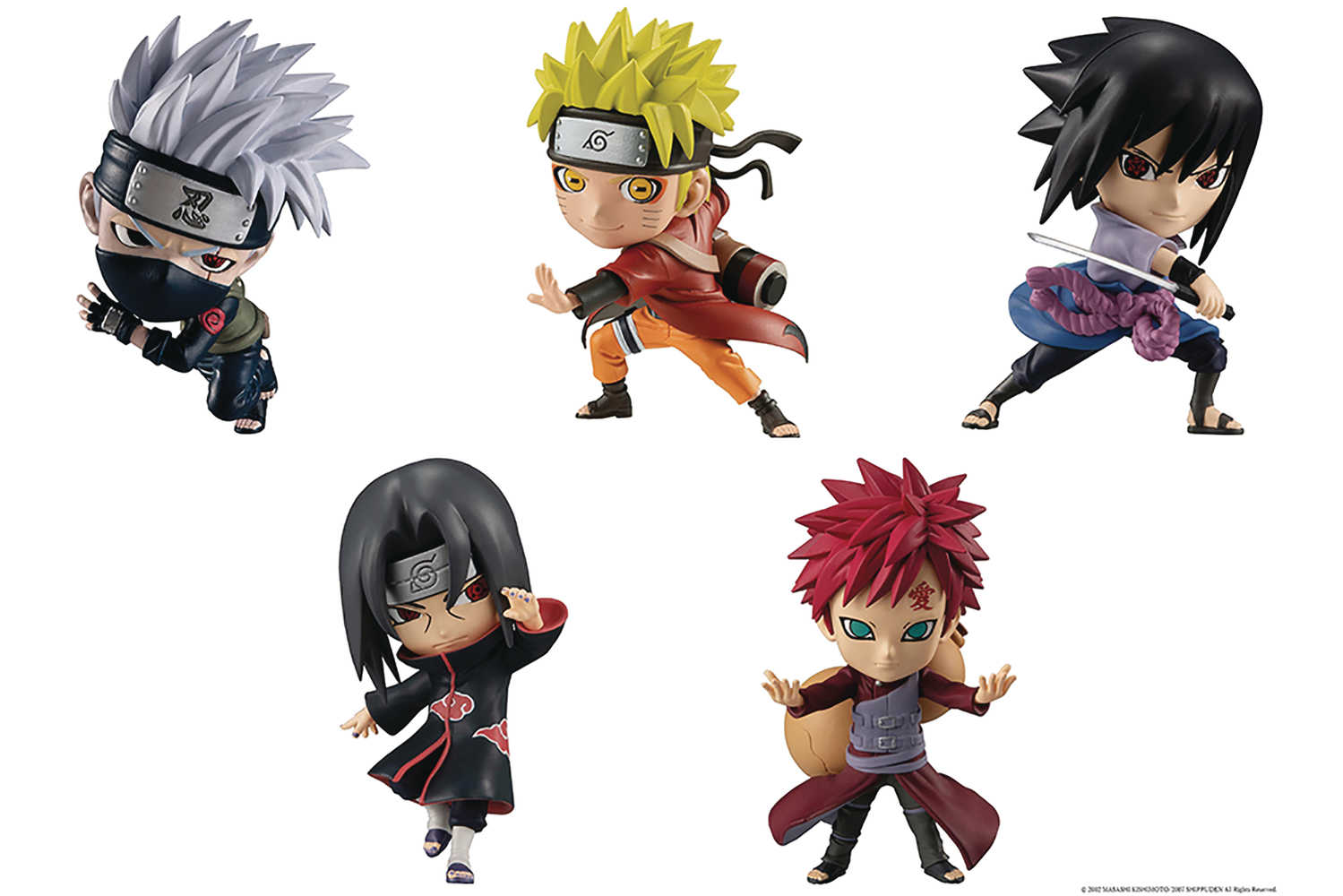 Naruto Shippuden Chibi Masters PVC Mini Figure 12 Pc Ds 