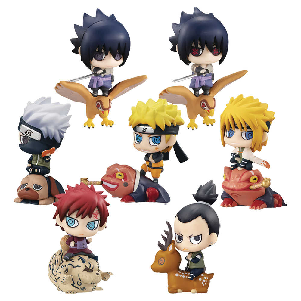 Naruto Petit Chara Land Kuchiyose New Color Set W/Gift 