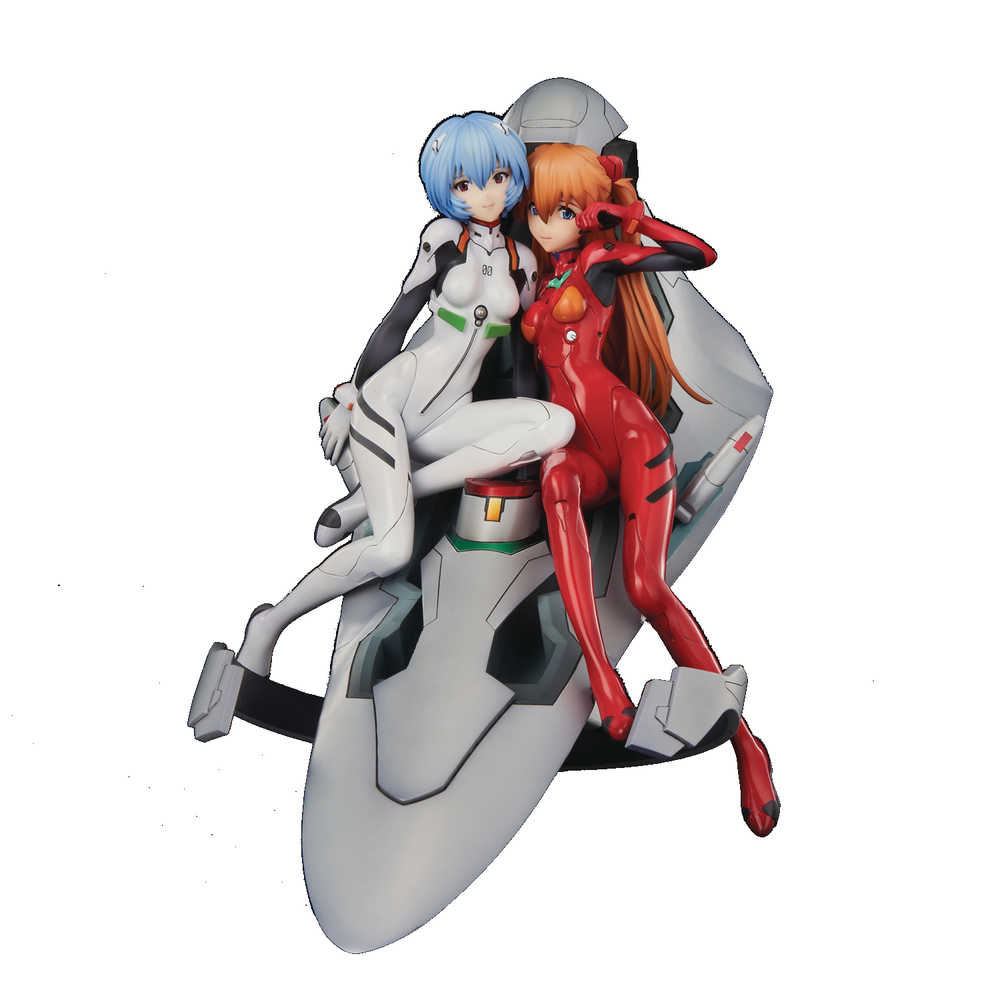 Neon Genesis Evangelion Rei & Asuka Twinmore Object PVC Figure