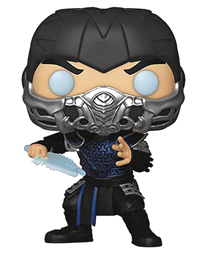 Pop Movies Mortal Kombat Sub Zero Metallic Vinyl Figure 