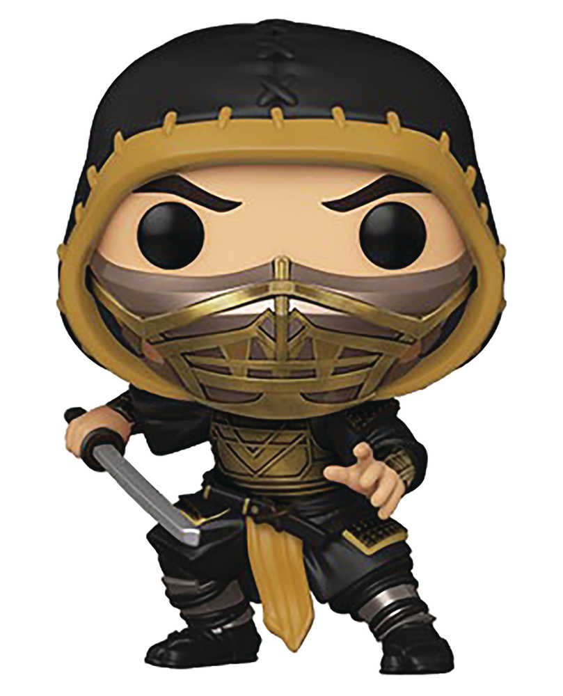 Pop Movies Mortal Kombat Scorpion Metallic W/Chase Vinyl Figure (
