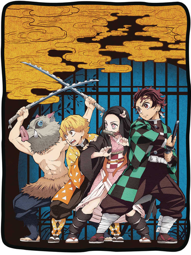 Demon Slayer Character Fleece Blanket 