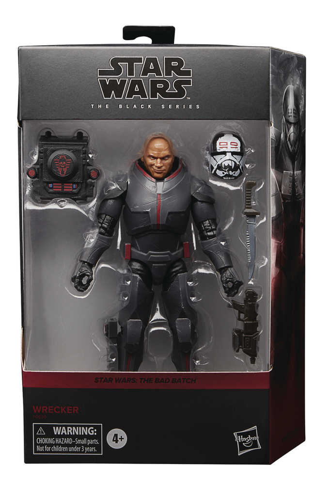 Star Wars Black Series 6 In Deluxe Bad Batch Wrecker Action Figure Case  