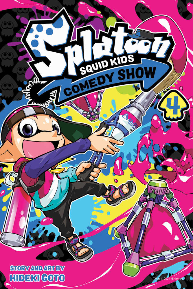 Splatoon Squid Kids Comedy Show Graphic Novel Volume 04 