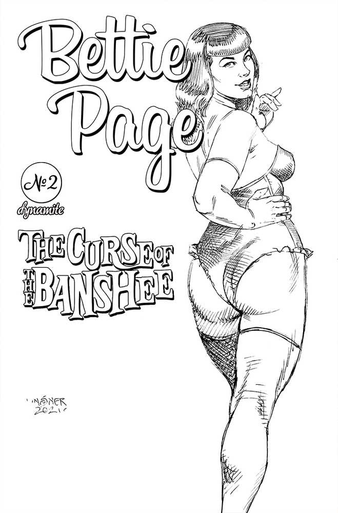 Bettie Page & Curse Of The Banshee #2 Cover H 20 Copy Variant Edition Lin
