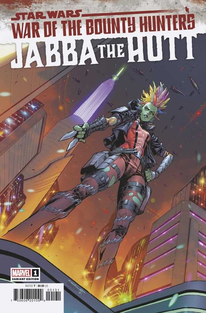 Star Wars War Bounty Hunters Jabba Hutt #1 Coello Variant