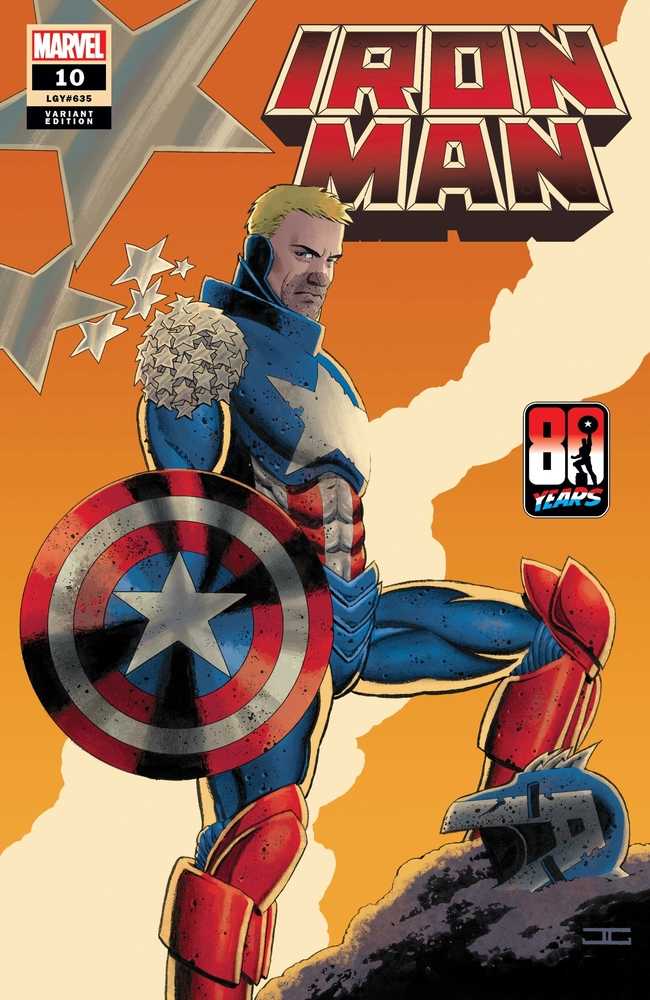Iron Man #10 Cassaday Captain America 80 Th Variant