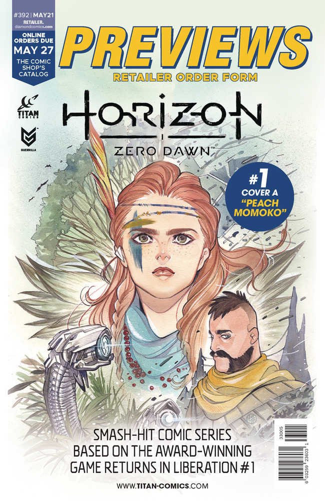 Previews #394 July 2021 Retailer Order Form Extras 