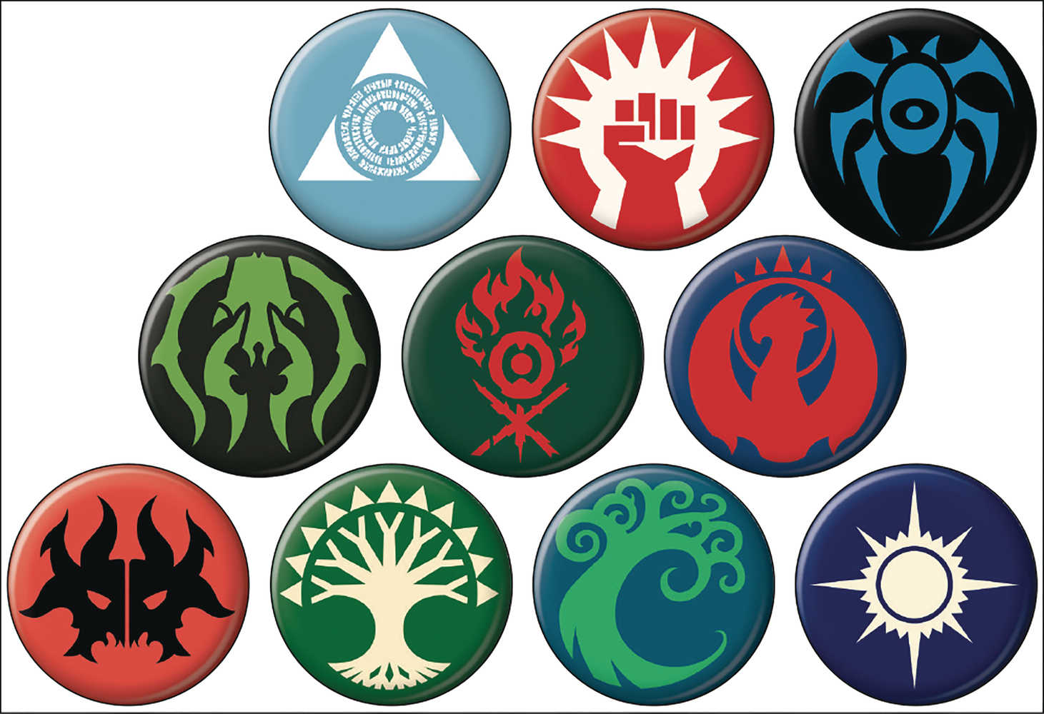Magic The Gathering Guilds 144 Pc Button Assortment Display 