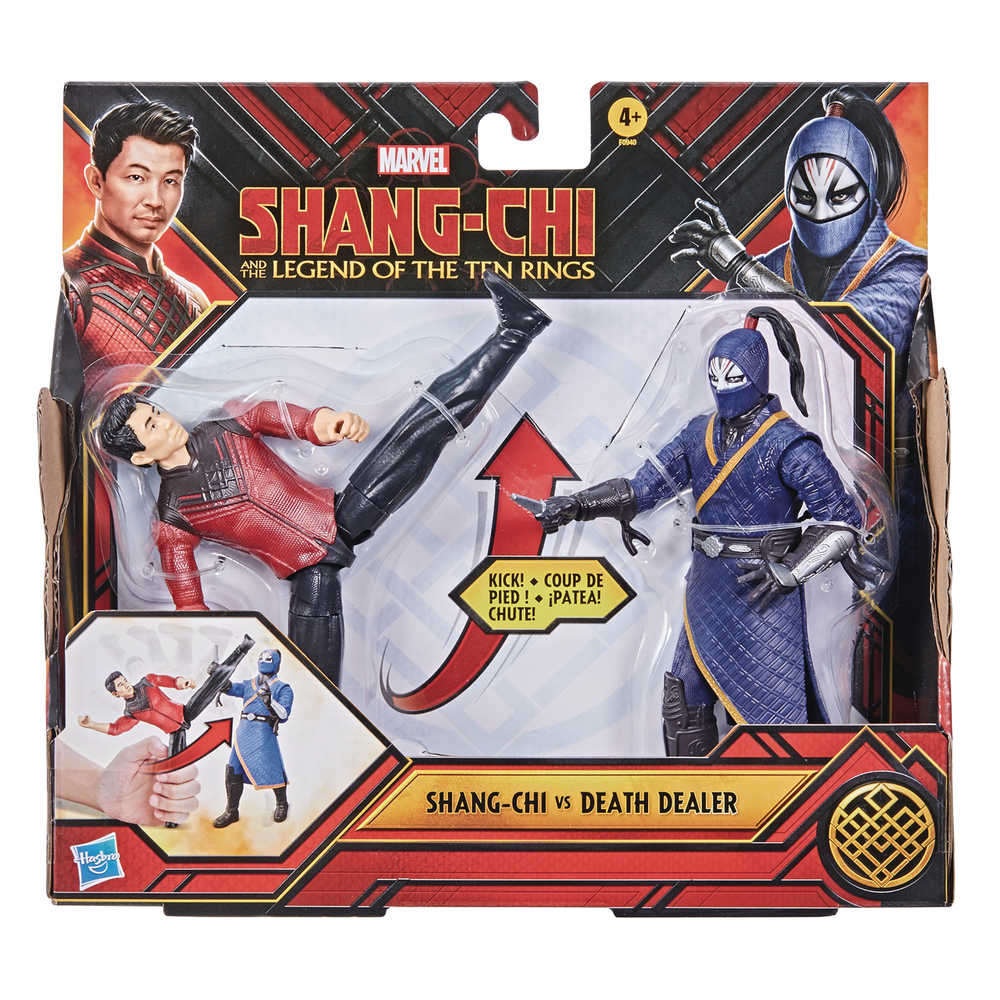 Shang Chi vs Death Dealer 6 In Action Figure 2 Pk Case  