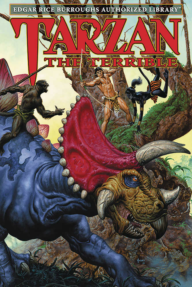 Erb Auth Lib Tarzan Hardcover Volume 08 Tarzan The Terrible 