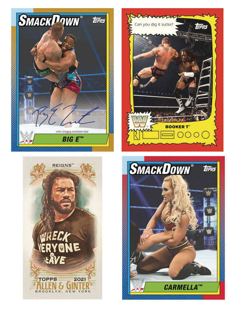 Topps 2021 WWE Heritage Trading Card Box  