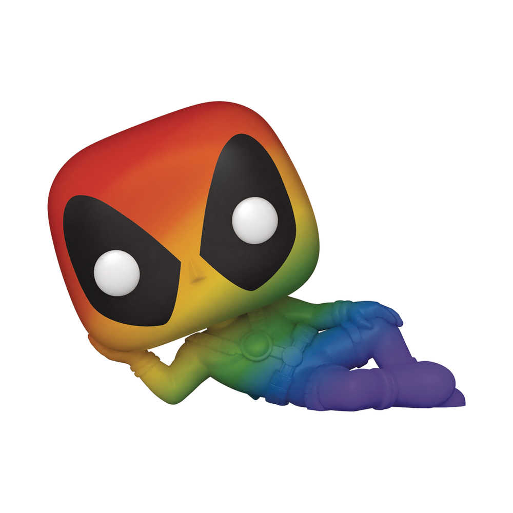 Pop Marvel Pride Deadpool Rainbow Vinyl Figure 