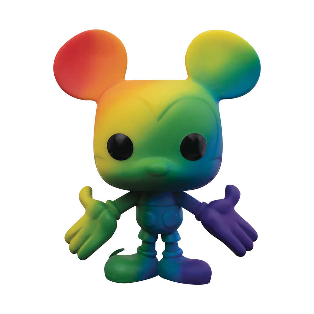 Pop Disney Pride Mickey Mouse Rainbow Vinyl Figure 