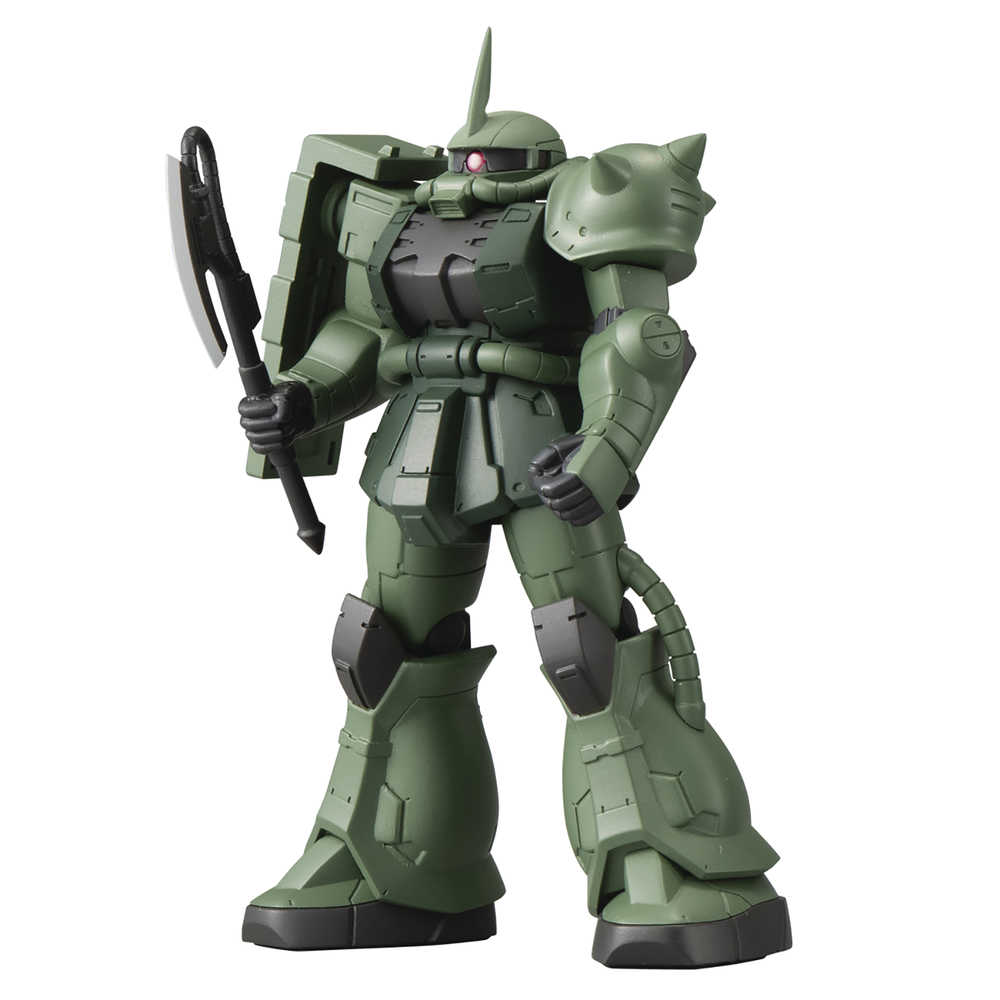 Gundam Ultimate Luminous Zaku Green 4 In Action Figure Case  