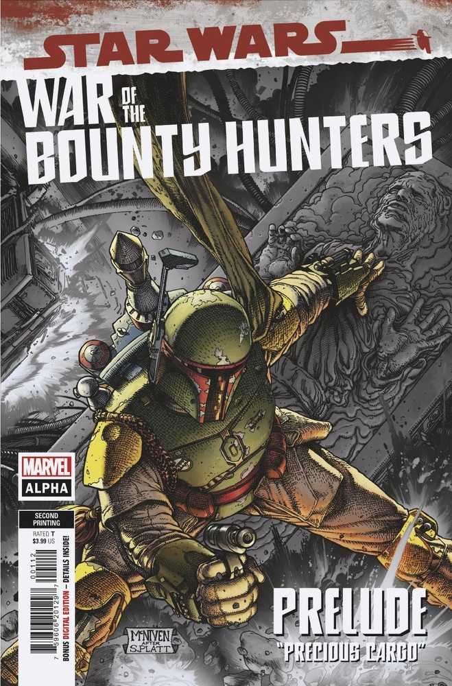 Star Wars War Bounty Hunters Alpha #1 2nd Printing Mcniven Variant