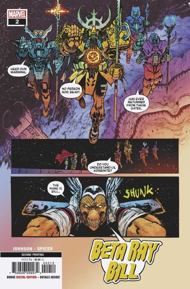 Beta Ray Bill #2 (Of 5) 2 Nd Printing Johnson Variant