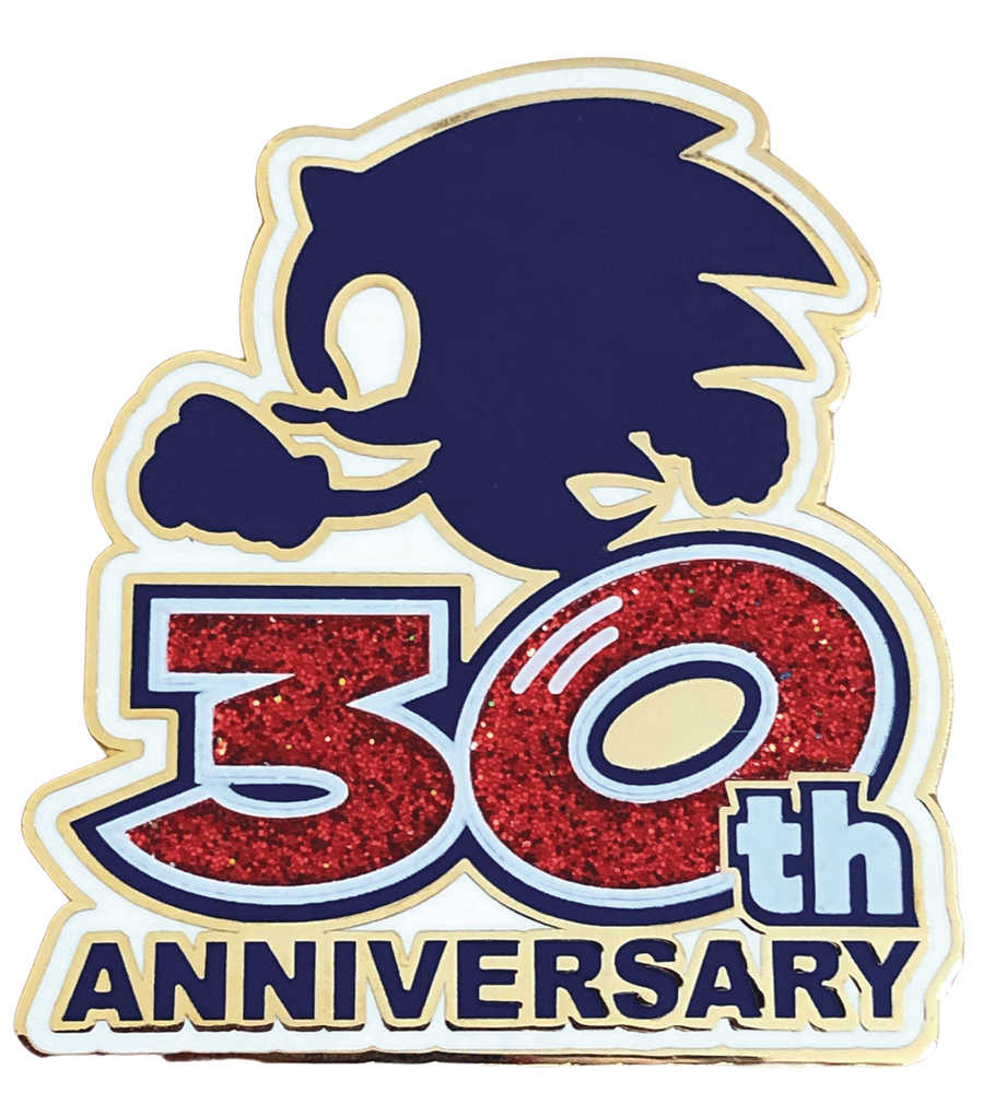 Sonic The Hedgehog Sonic Logo 30 Th Anniversary Limited Edition Pin (C