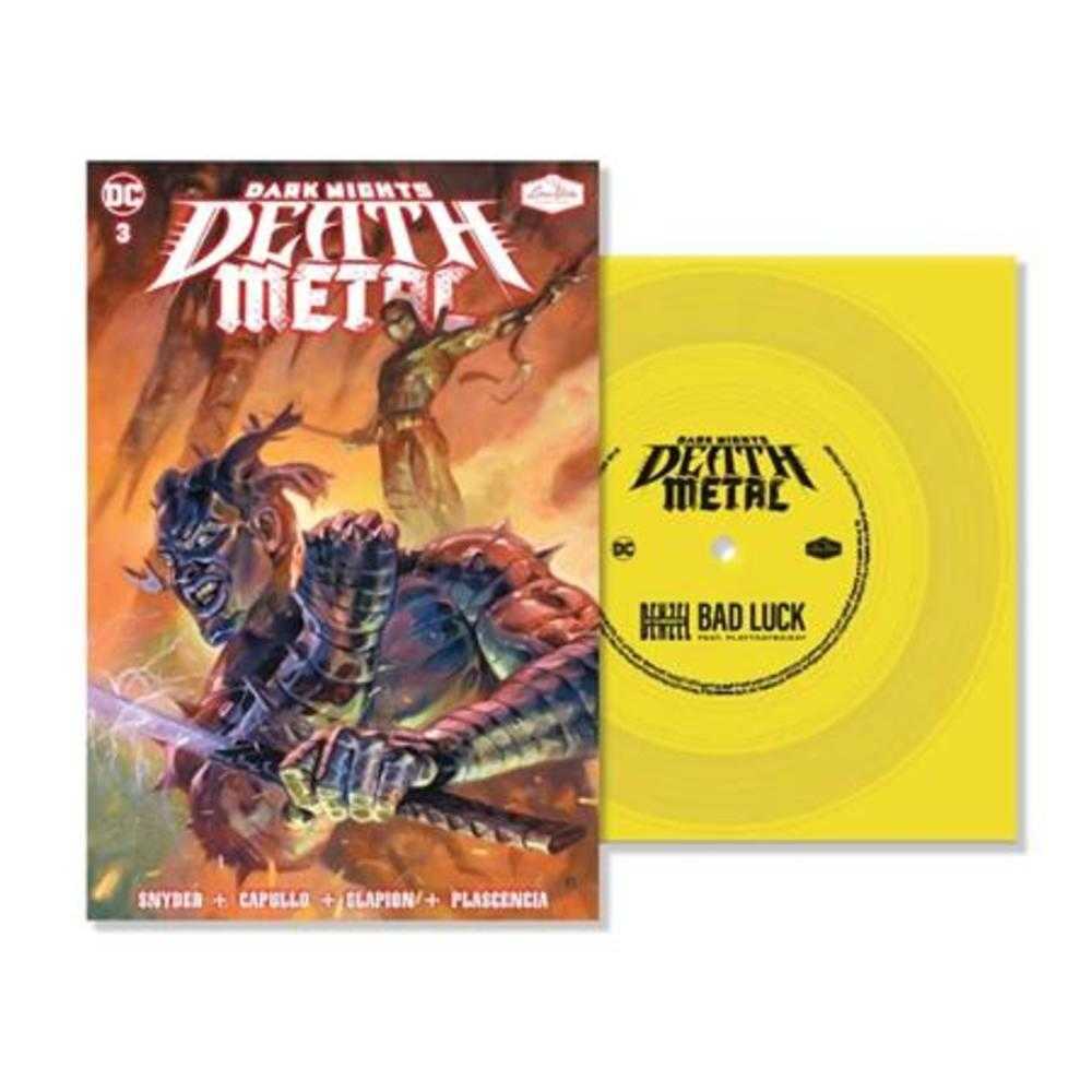 Dark Nights Death Metal #3 Soundtrack Spec Edition Denzel Curry With Flexi Single Featuring Bad Luck  