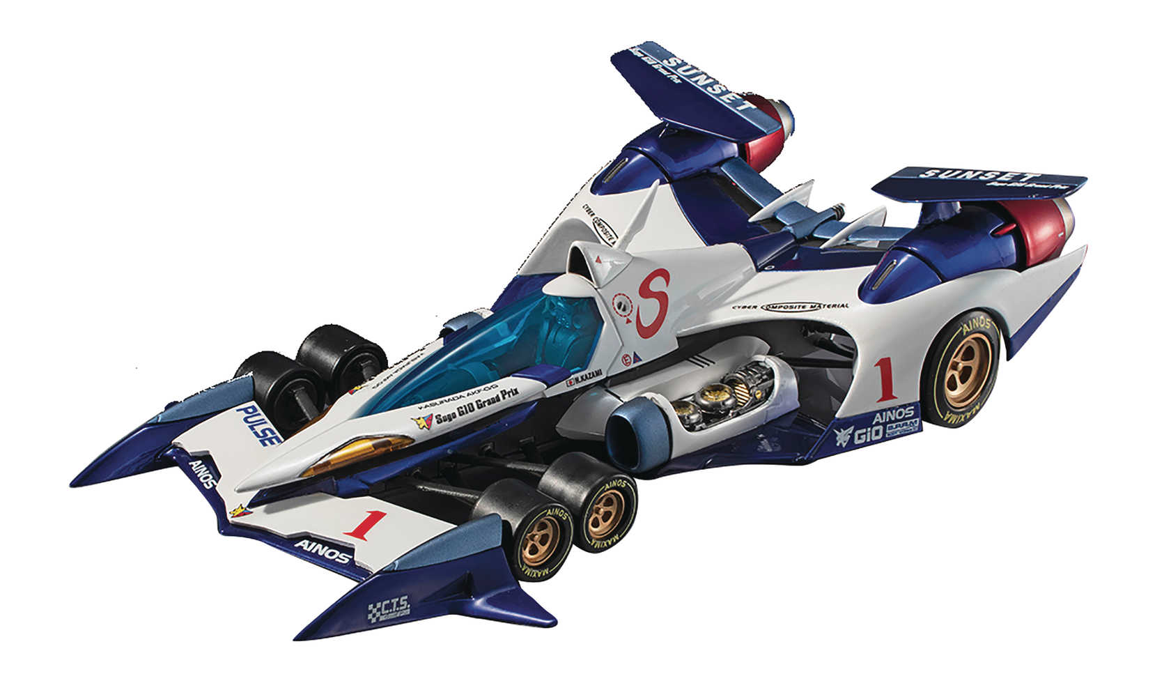 Future Gpx Cyber Form Sinv Asurada Akf Livery Variant Action Figure