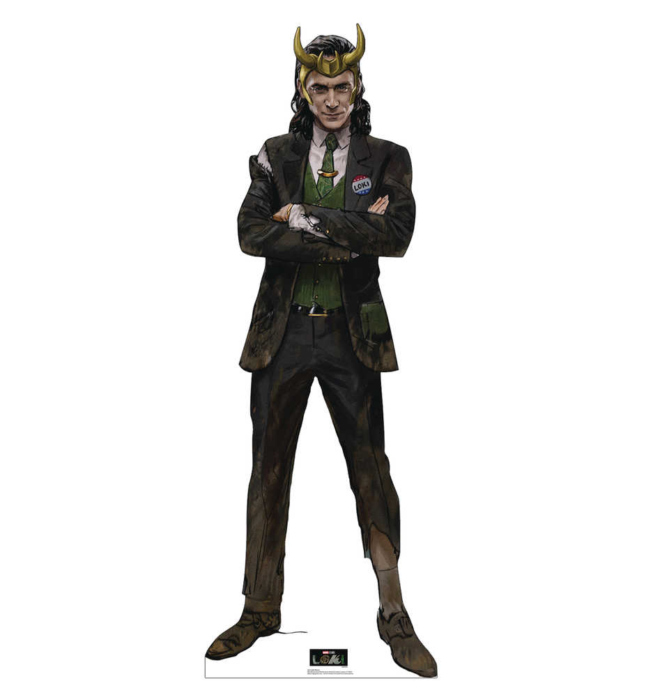 Marvel Loki With Horns Standee 