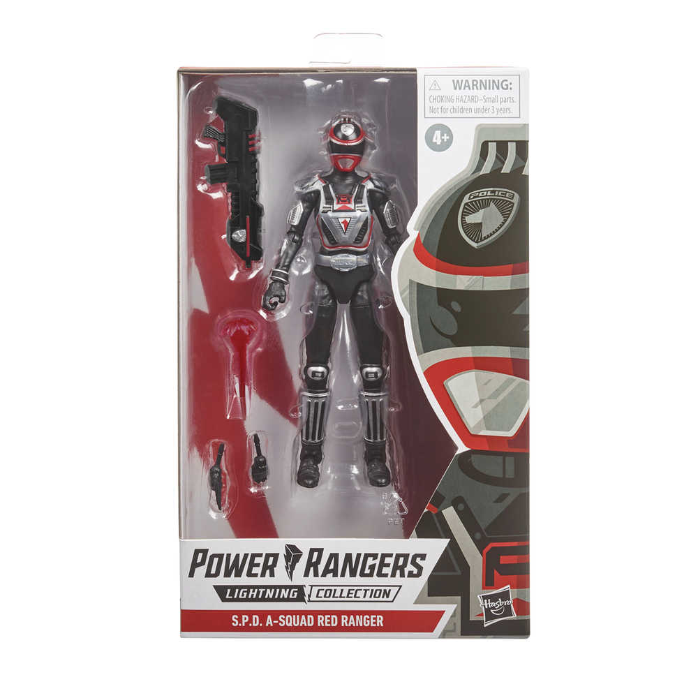 Power Rangers Lightning Spd A Squad Red Action Figure Case  