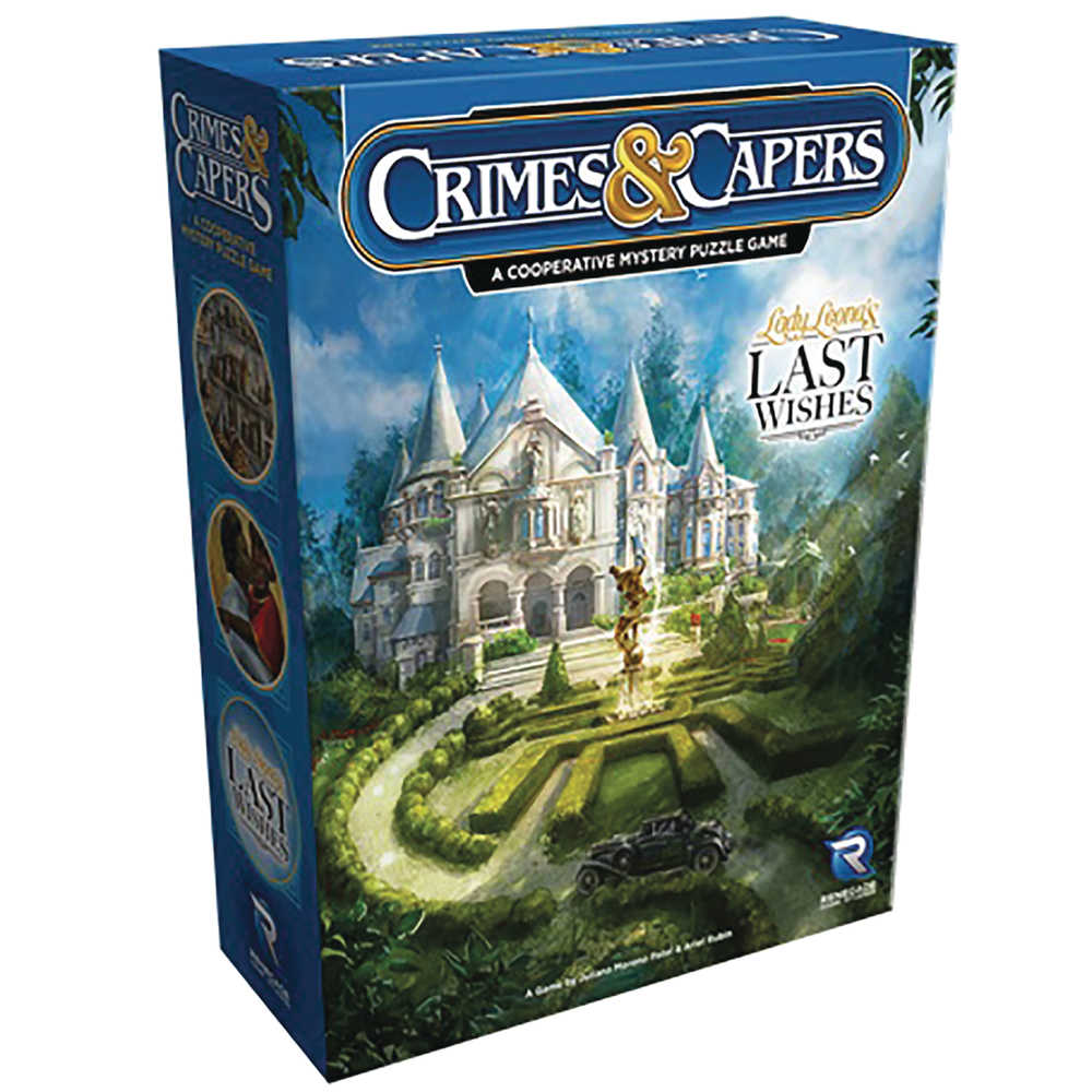 Crimes & Capers Lady Leonas Last Wishes Board Game 