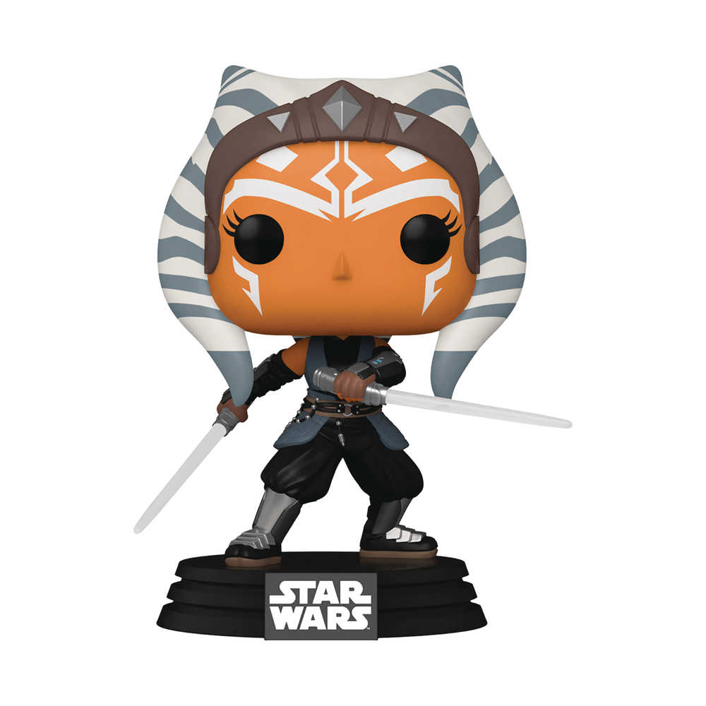Pop Star Wars Mandalorian Ahsoka with Sabers Vinyl Figure 