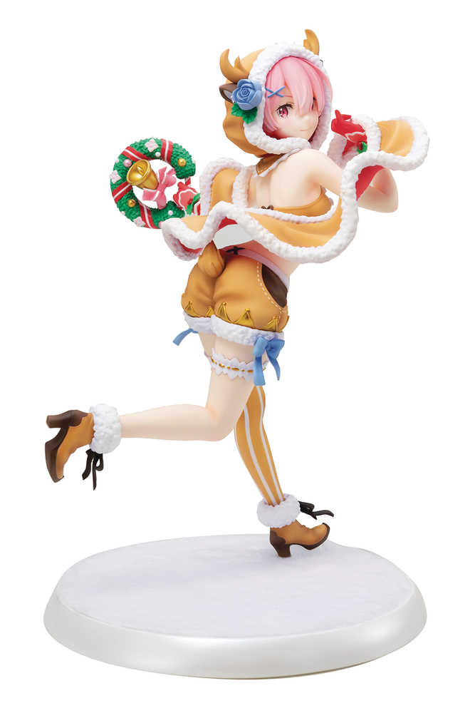 Re Zero Starting Life Ram 1/7 PVC Figure Christmas Maid Ver 