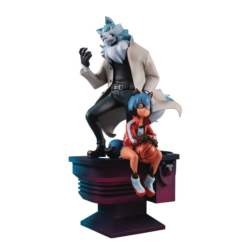Brand New Animal Kagemori Michiru & Oogami Shiro PVC Statue