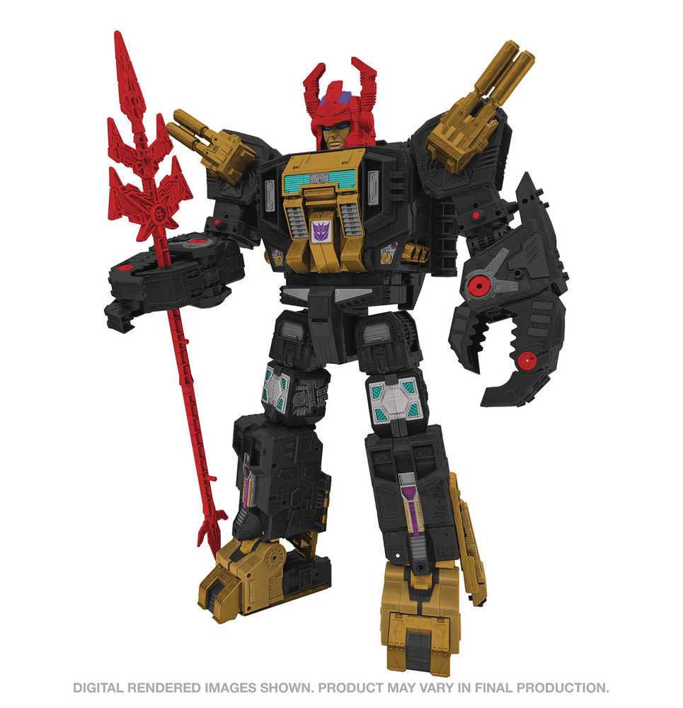 Transformers Gen Selects Black Zarak Titan Action Figure Case  
