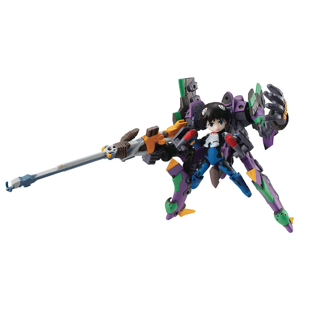 Desktop Army Evangelion Movie Ikari Shinji & Eva No 1 Figure (C