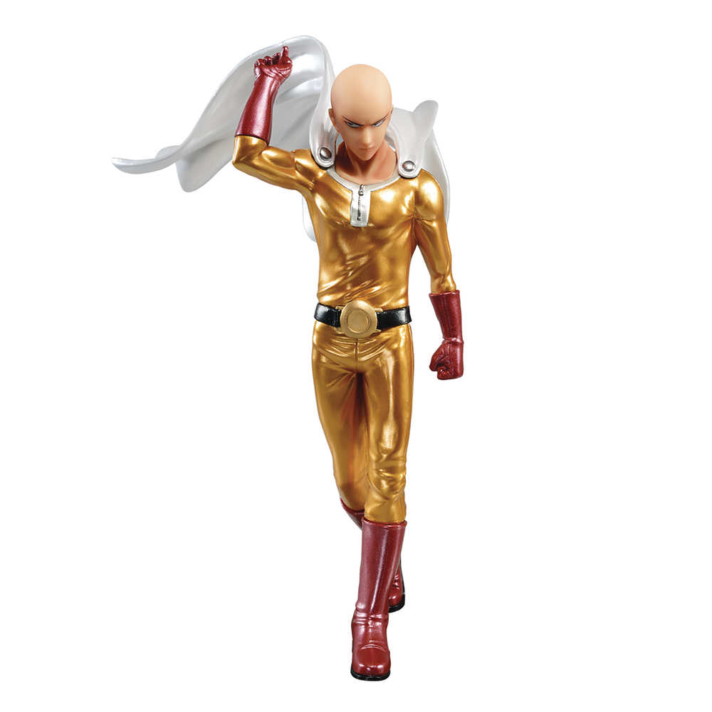 One Punch Man Saitama Metallic Color Premium Dxf Figure 