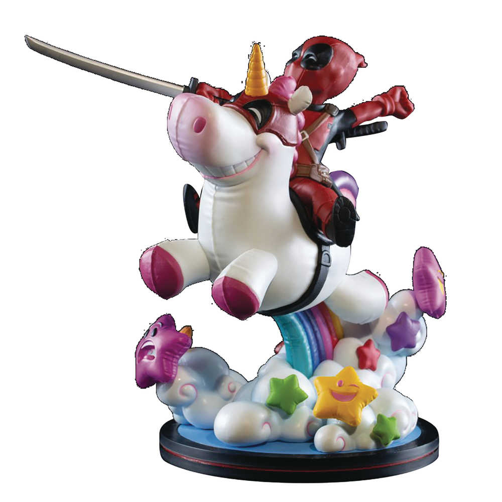 Deadpool Unicorn Q Figure Max Elite Diorama 