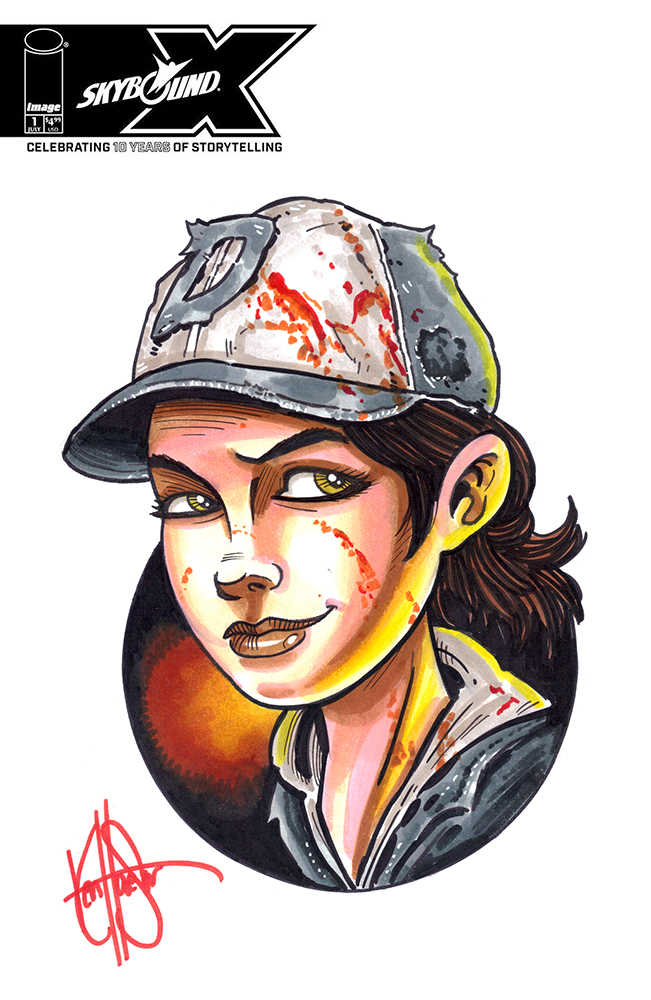 Df Skybound X #1 Heaser Clementine Signed & Remarked 