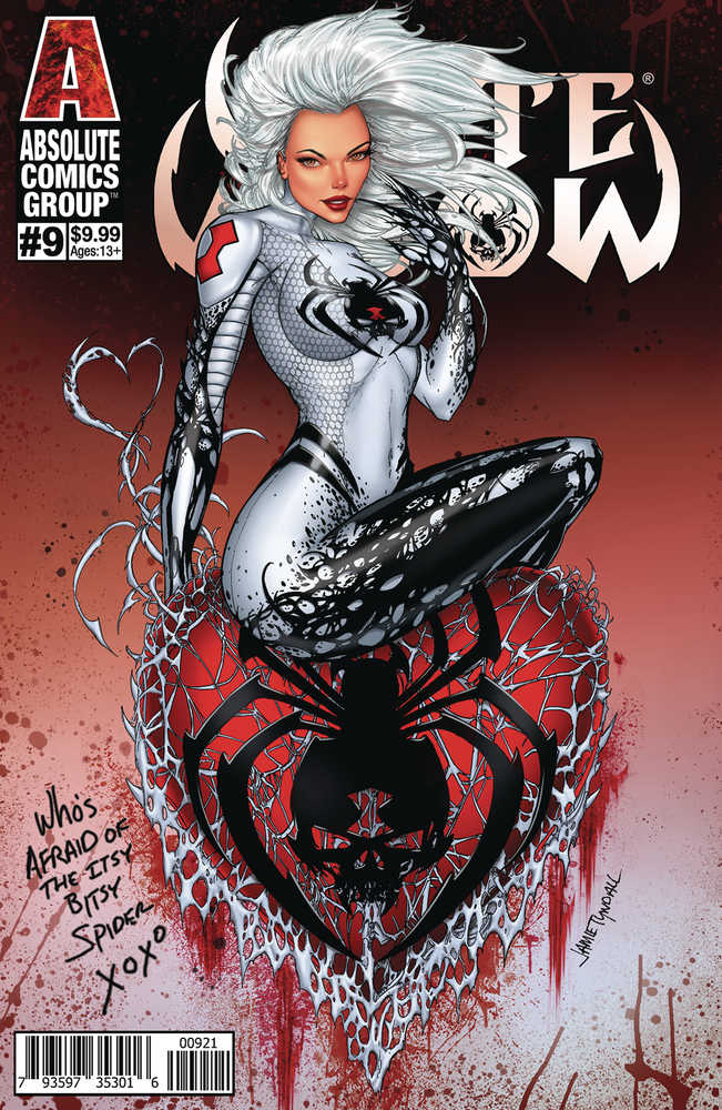 White Widow #9 Cover B Tyndall Holo Metallic Ink