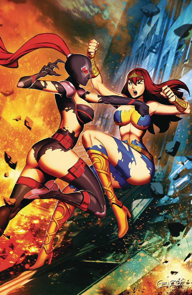 Duel Identity #4 Cover B Genzoman Virgin Holofoil Edition