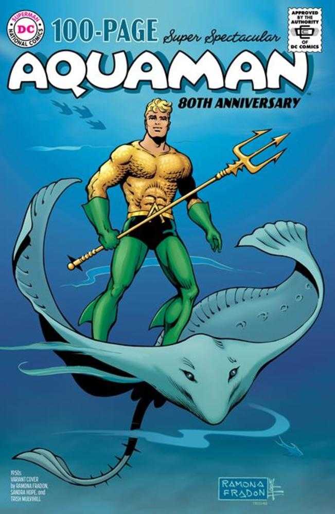 Aquaman 80 Th Anniversary 100 Page Super Spectacular #1 (One Shot) Cover C Ramona Fradon & Sandra Hope 1950 S Variant