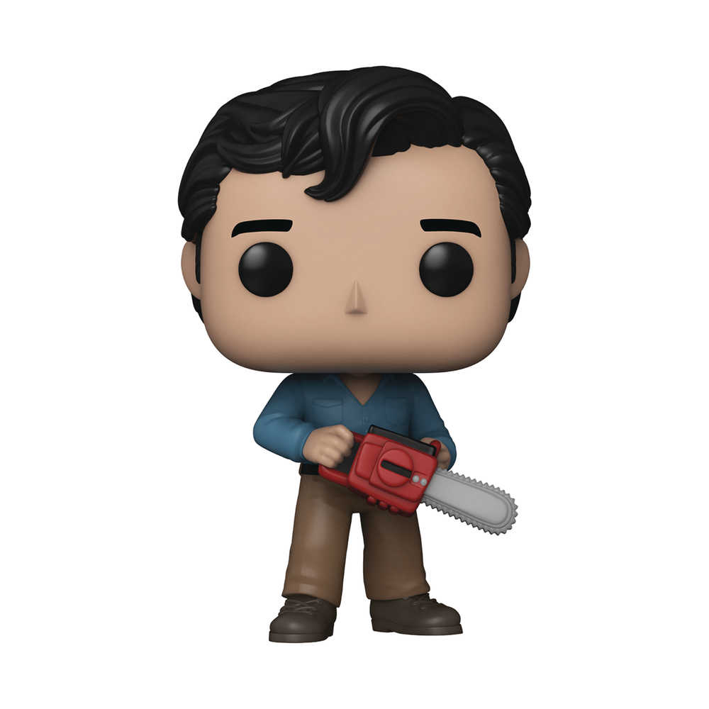 Pop Movies Evil Dead Anniversary Ash with Bd Chase Vinyl Figure 