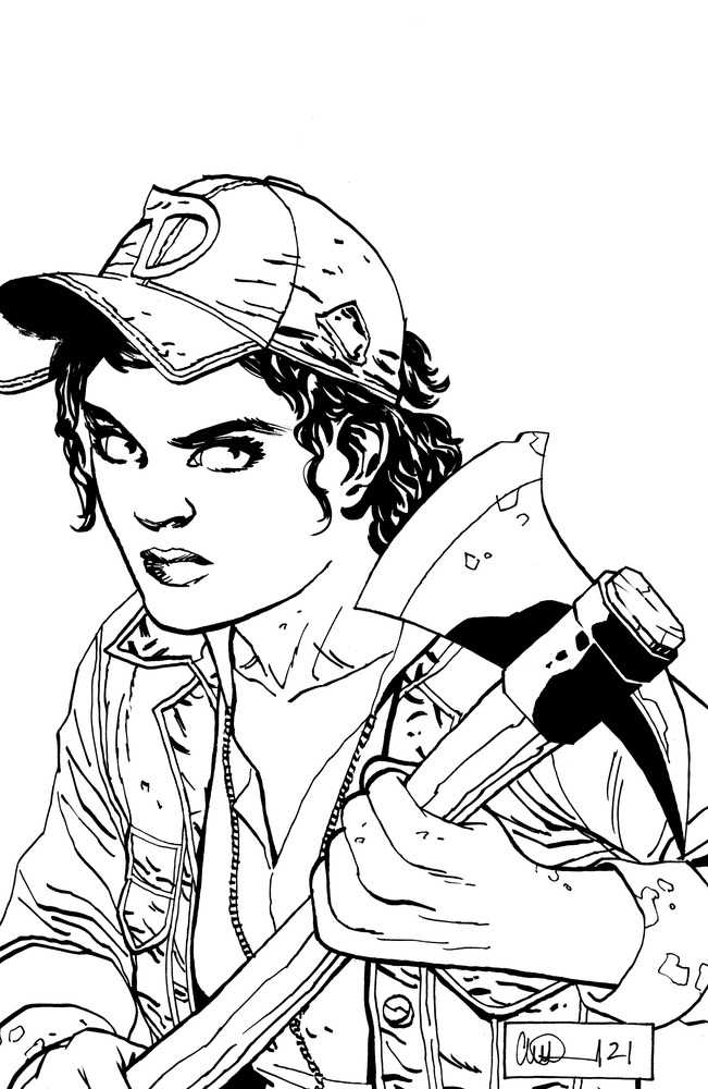 Skybound X #1 Cover H 10 Copy Variant Edition Black & White Adlard (Mature)