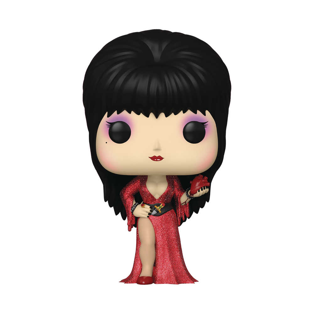 Pop Icons Elvira 40 Th Vinyl Figure 