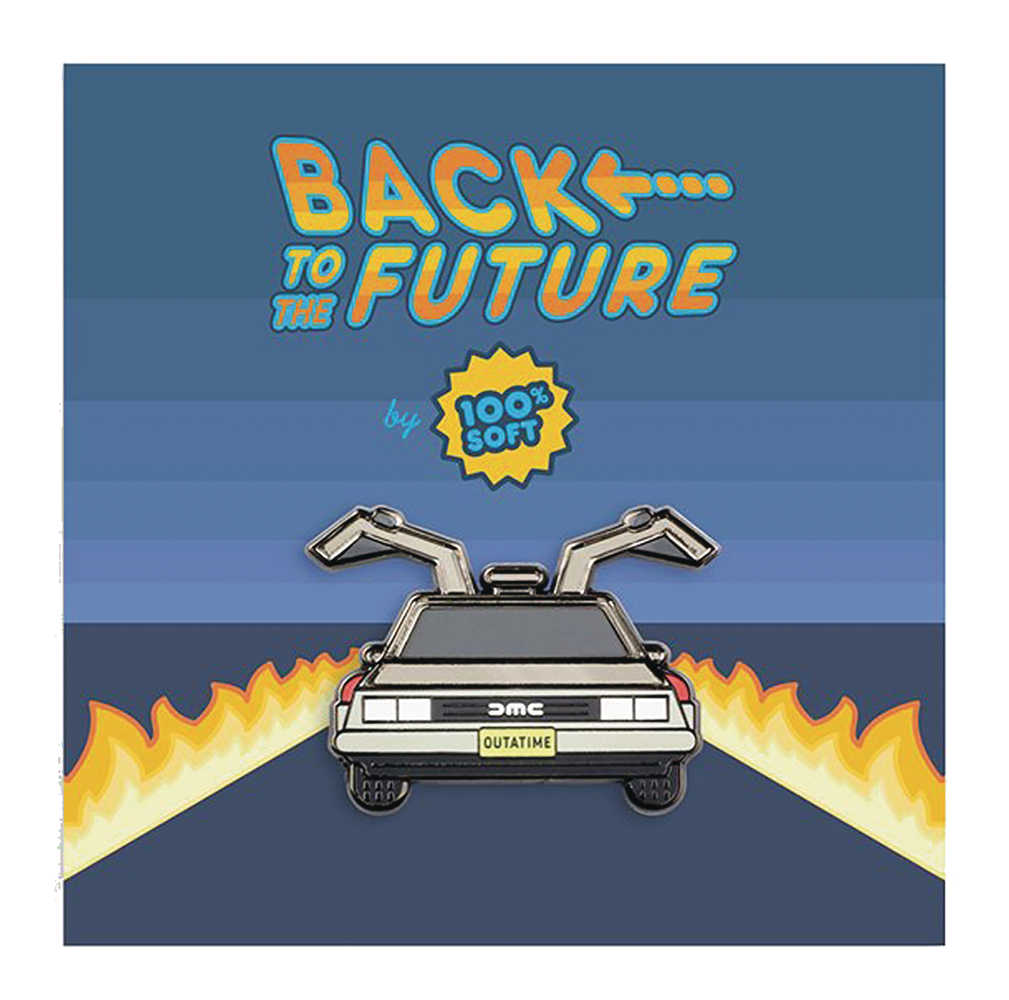 Bttf Time Machine Enamel Pin 