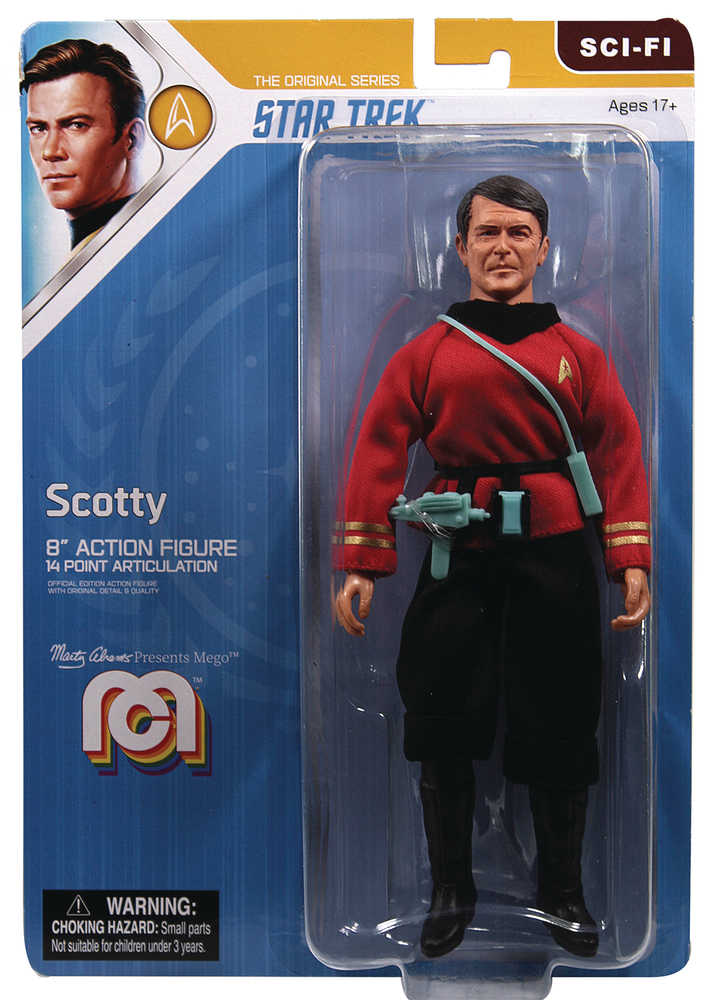 Mego Sci Fi Star Trek Tos Scotty 8 In Action Figure 