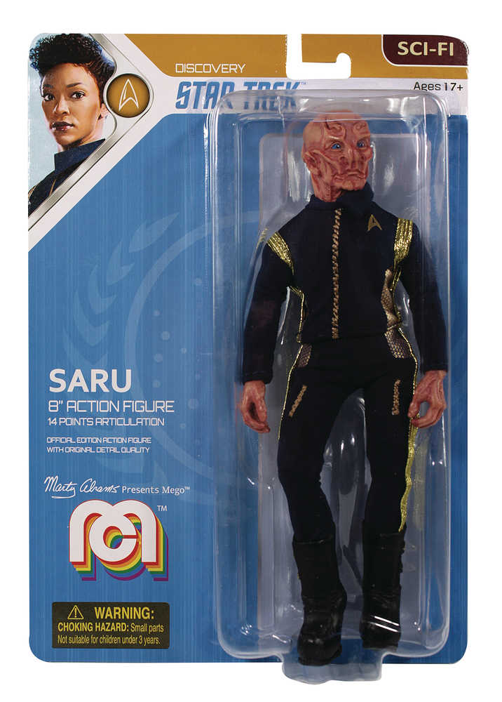Mego Sci Fi Star Trek Discovery Saru 8 In Action Figure 